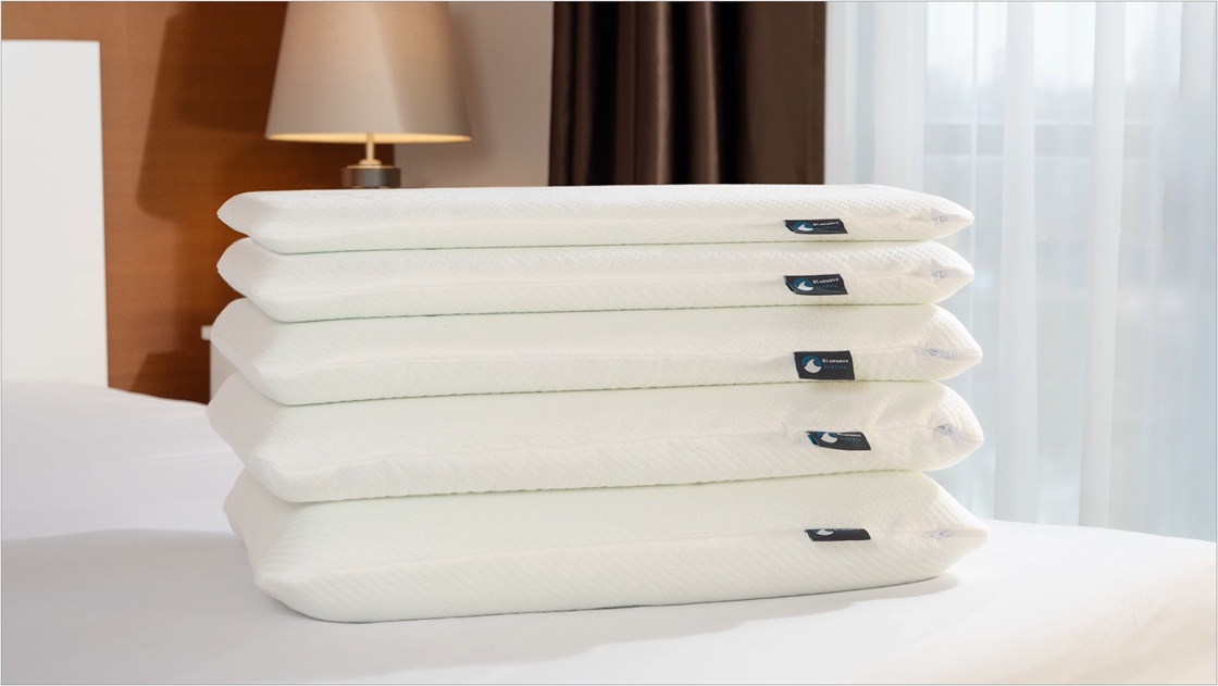 Amazon.com: Bluewave Bedding Super Slim Gel Memory Foam Pillow for