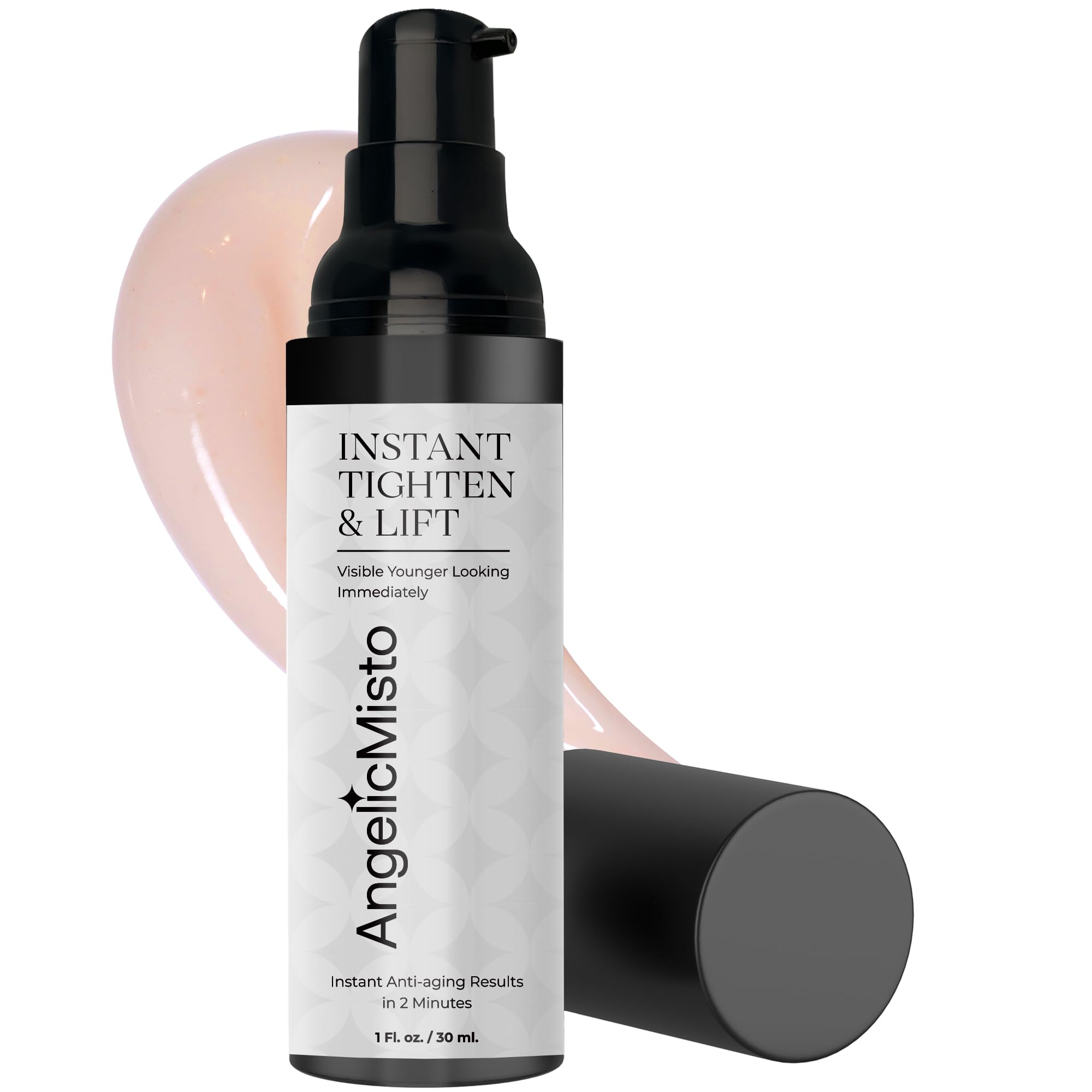 Instant Eye & Face Lift Cream: Rapid Under Eye Bags Wrinkle Smile Lines Forehead Lines Remover - Temporary Firming & Tightening Treatment in 2 Minutes, 1 fl. oz.