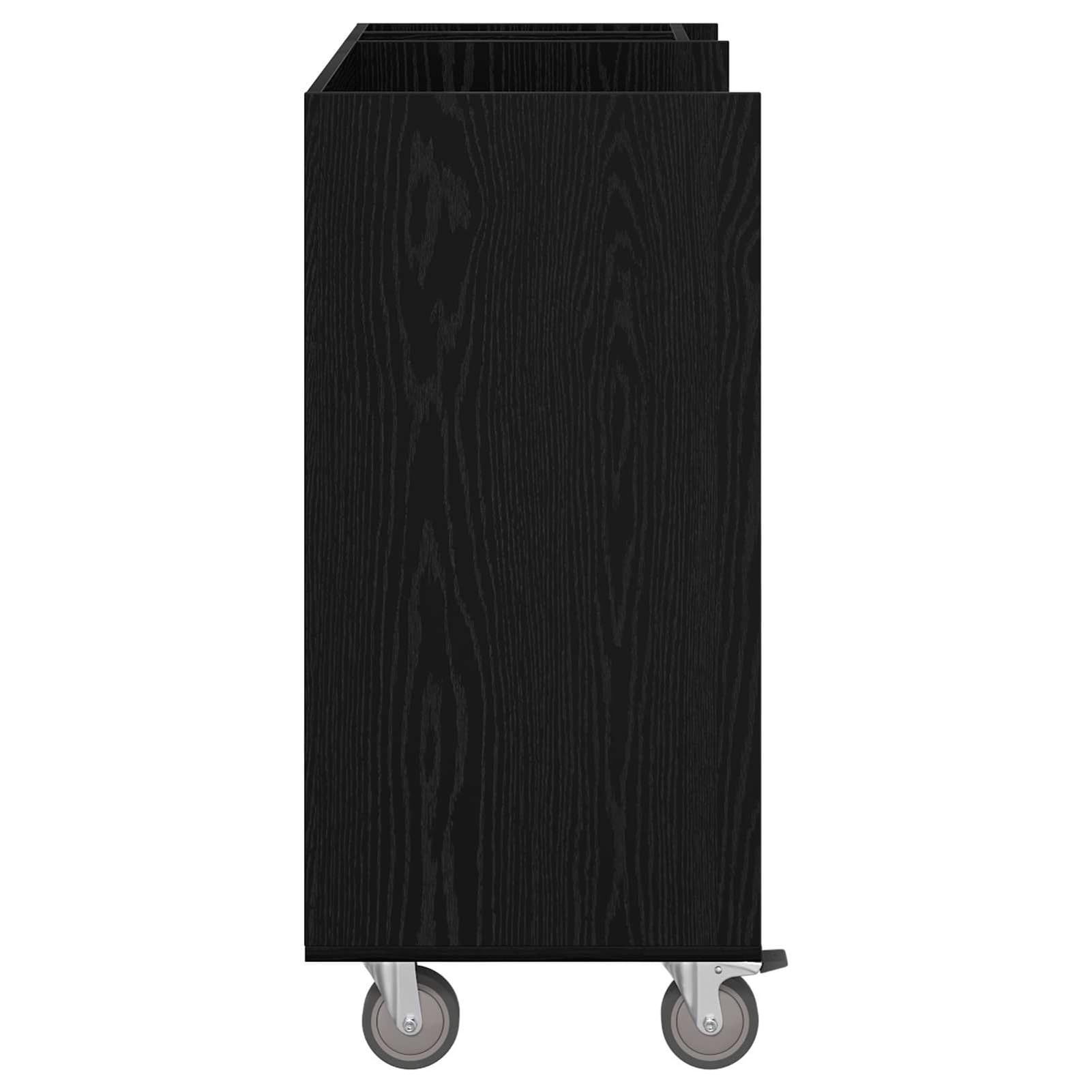 Gecheer Golf-Schrank Schwarz Eichen-Optik, 90 x 45 x 98 cm, Holz, Stauraum für Golfzubehör, für Garage und Wohnraum