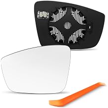 SNEMEEY Driver Side Mirror Replacement for Volkswagen VW Passat Jetta Beetle 2011 2012 2013 2014 2015 2016 2017 2018, Left Side Exterior Mirror Glass, Power Heated with Backing Plate