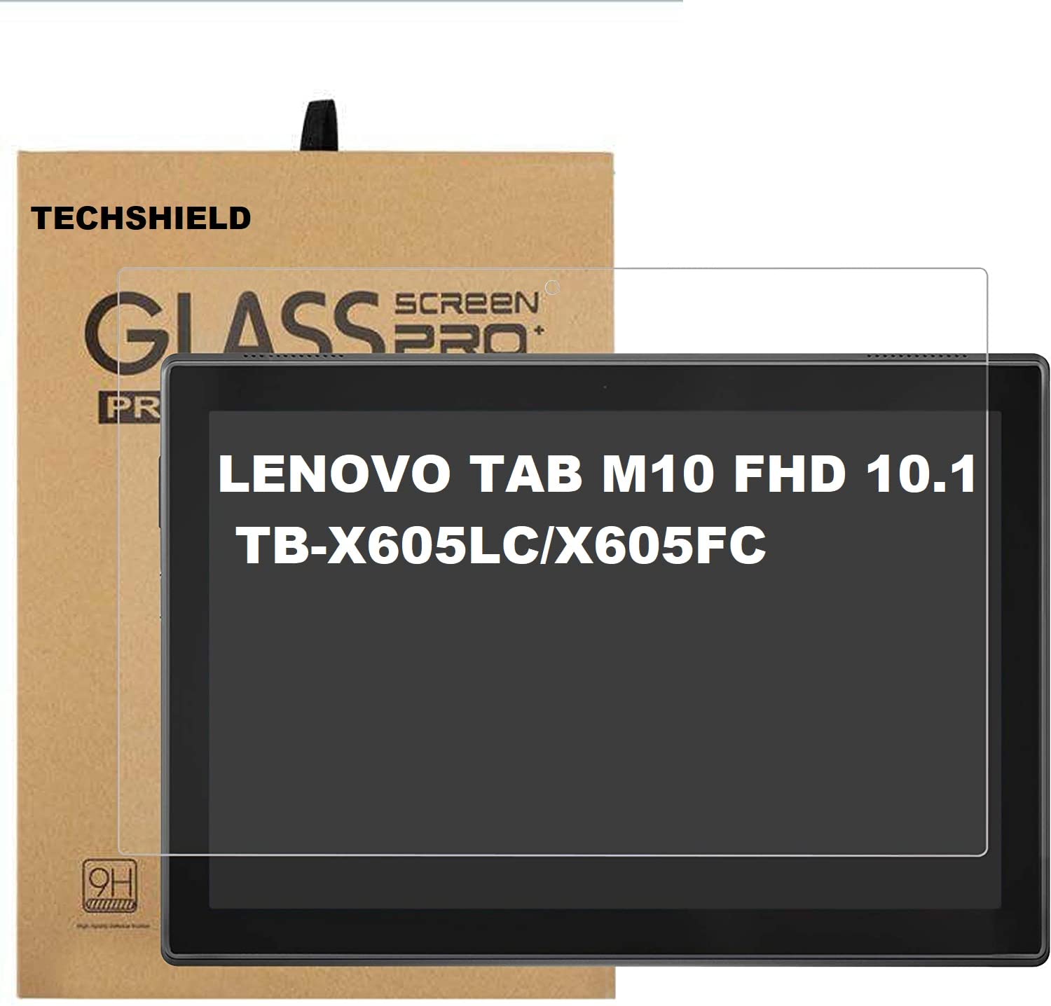 TECHSHIELD Tempered Glass Screen Protector Compatible for Lenovo Tab M10 FHD REL (TB-X605lc,TB-X605fc) (B09TS9NB9V) Amazon Price History, Amazon Price Tracker