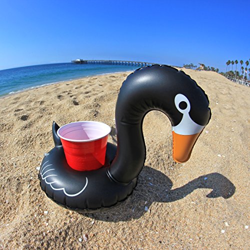 Gofloats Inflatable Pool And Hot Tub Drink Holders (3 Pack) (Choose - Unicorn, Flamingo, Palm Tree And More) #TOP1