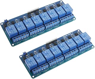 Xiuxin 2pcs 5V 8 Channel Relay Module Board for Arduino PIC AVR DSP ARM - coolthings.us