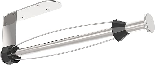 GMCOZY Soporte para toallas de papel para debajo del gabinete, autoadhesivo, para encimera de cocina, montaje en pared, soporte para toallas de