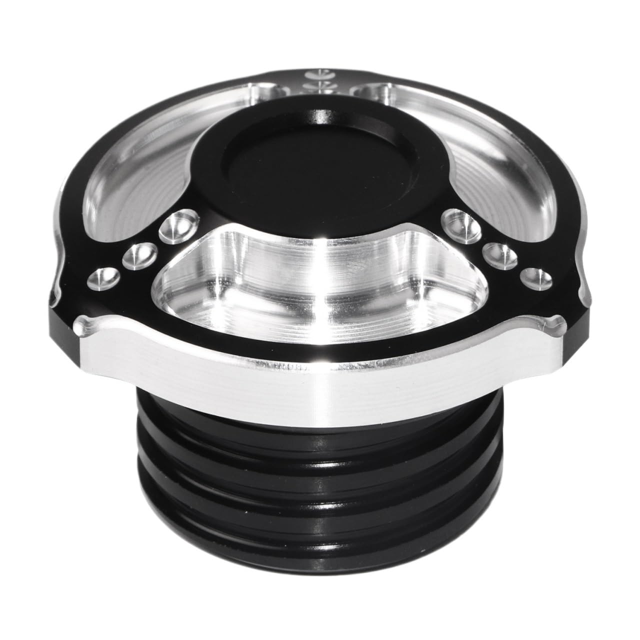 Tappi serbatoio carburante Coperchio del tappo dell'olio decorativo del serbatoio del gas del carburante CNC in alluminio per Sportster 883R 883L 48 Styling moto