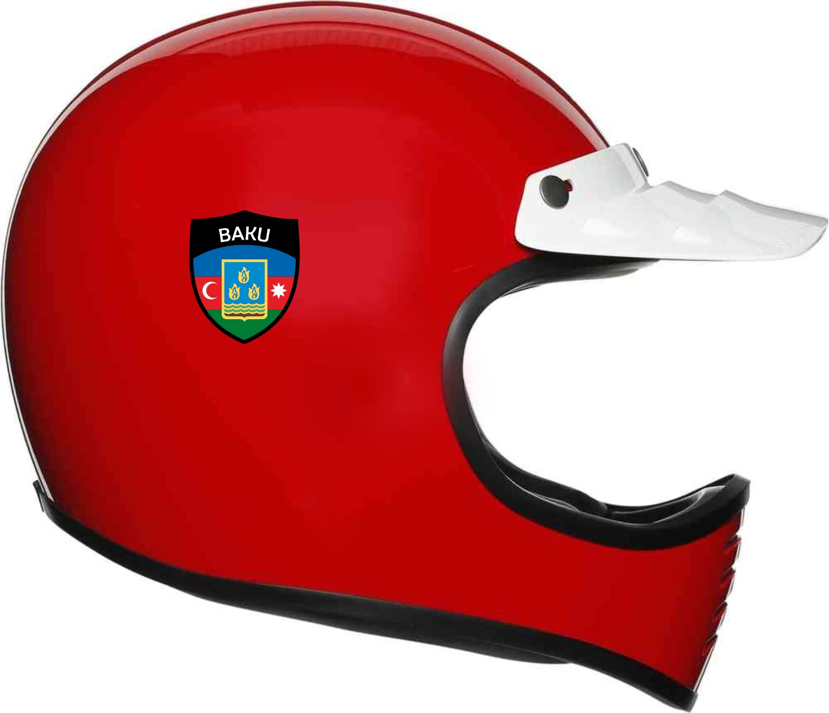 Aserbaidschan Flagge Aufkleber 10 Cm Auto & Motorrad - Vinyl Sticker Wetterfest + 2 Bonus