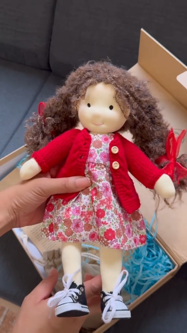 Amazon.com: BlissfulPixie Handmade Waldorf Doll- Bunny 12