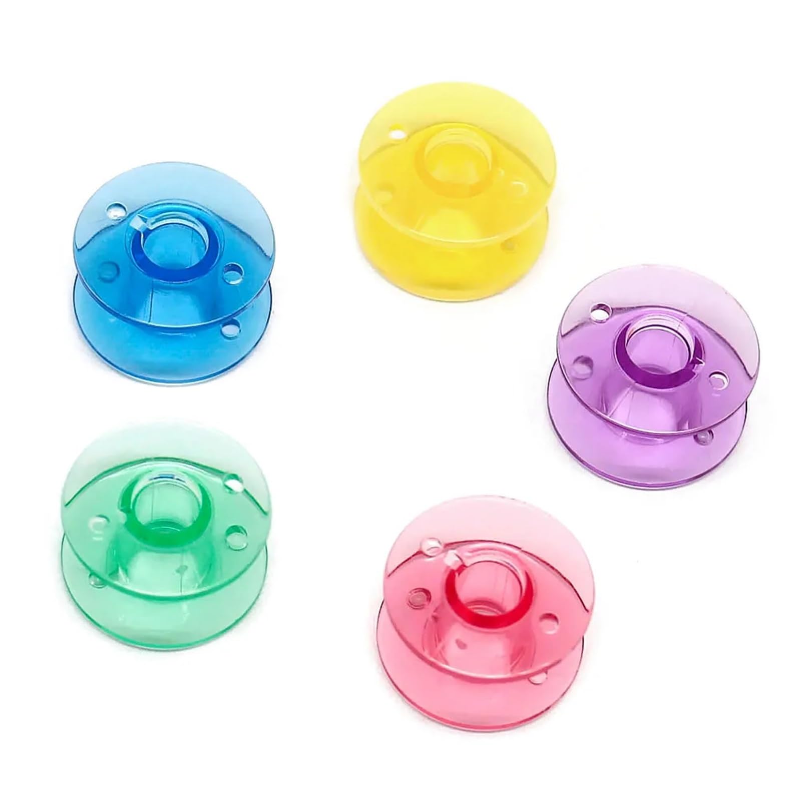 Plastikowe szpulki do nici, 500 szt. Plastikowych szpulek klasy 15 Multicolor X52800150 do akcesoriów szycia(Yellow)