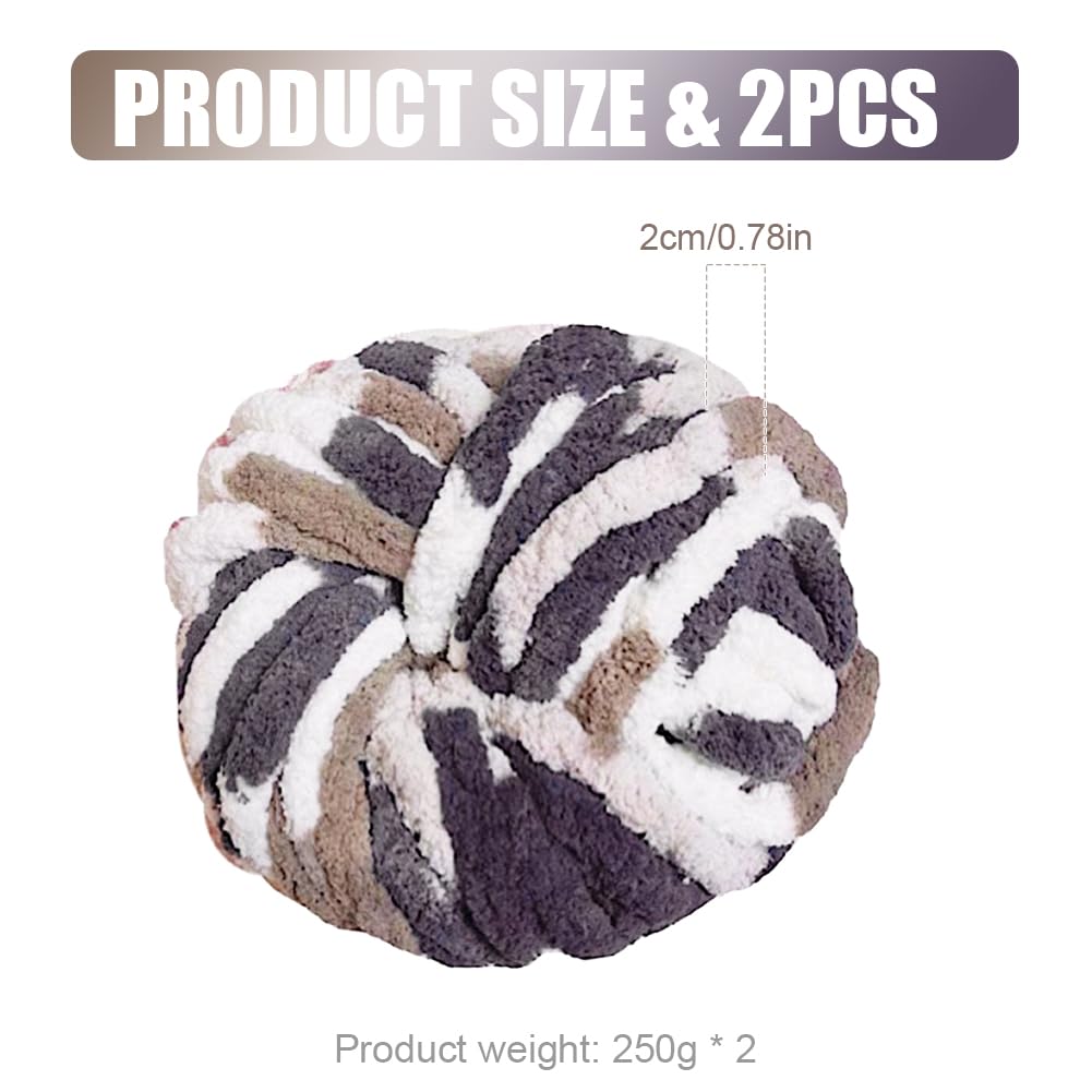 Chunky Wool Yarn 250g × 2 - Image 2
