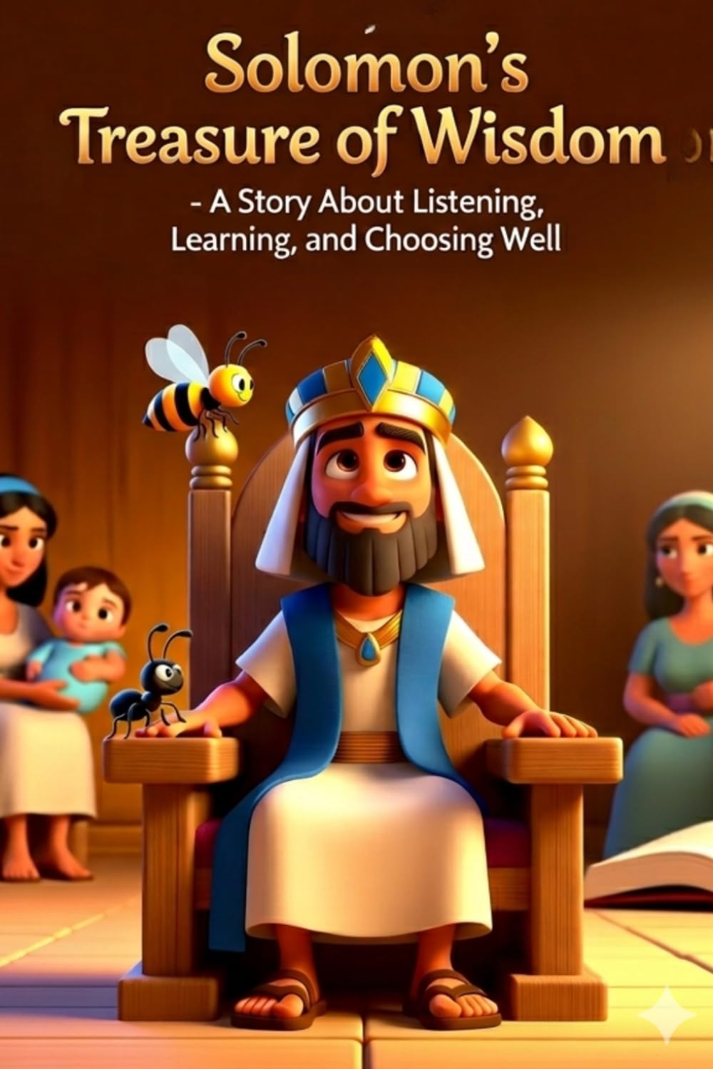 Solomon's Treasure of Wisdom - children's picture book: Stories of Wisdom, kindness, wise choices (Bible storybooks for Children)