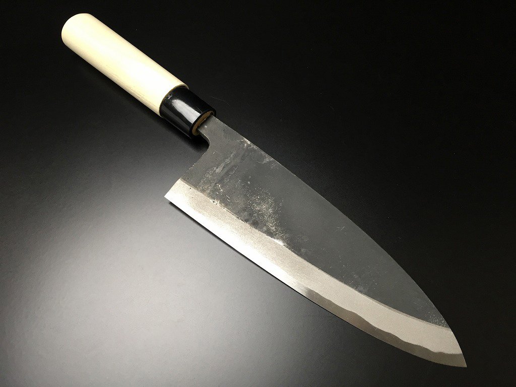 Amazon | 有次 包丁 ARITSUGU 薄出刃 180mm 白鋼3 築地 柄 名入れ