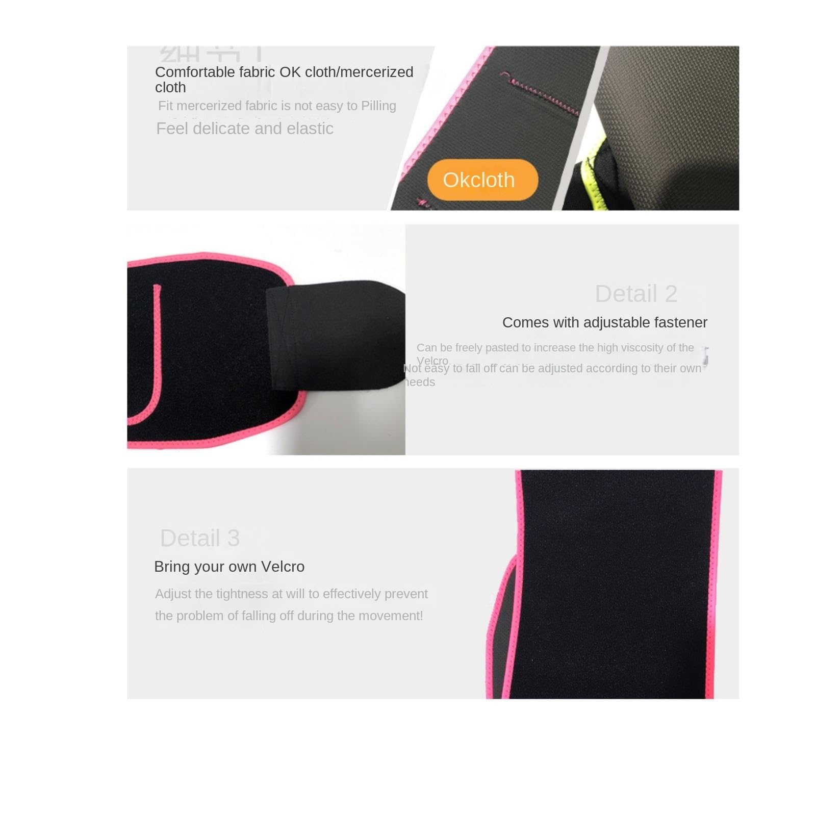 Ceinture Lombaire Réglables Ceinture De Maintien Ajustable for Le Sport, Idéale for L'entraînement Sportif Travail Universel(Black,Large)