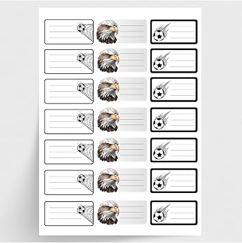 Bimotif Siyah-Beyaz isimlik okul etiketi, sticker seti, 210 adet