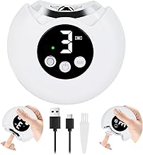 Electric Nail Clippers, 3 in 1 Electric Nail Trimmer with 3 Speed Levels, Electric Nail Trimmer with Nail Lamp, Automatic Cutting for Baby, Children, Adults, Seniors
