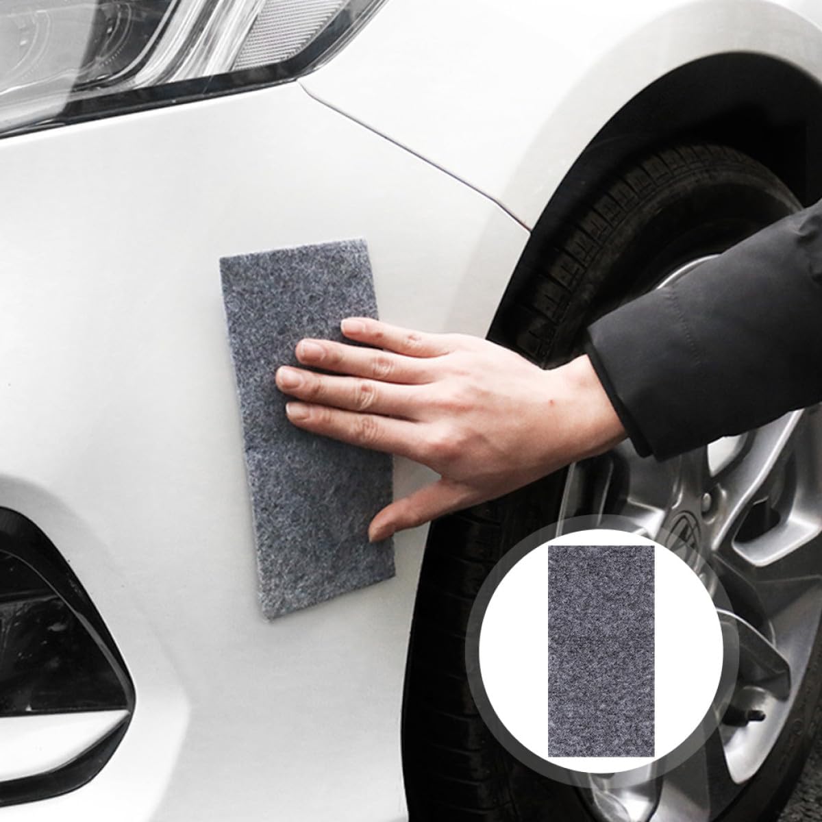 Car Scratch Repair Cloth Nano Sparkle Microfiber 5pcs Set Auto Paint Polishing Cloths for Vehicle Scratch Removal and Car Paint Restoration
