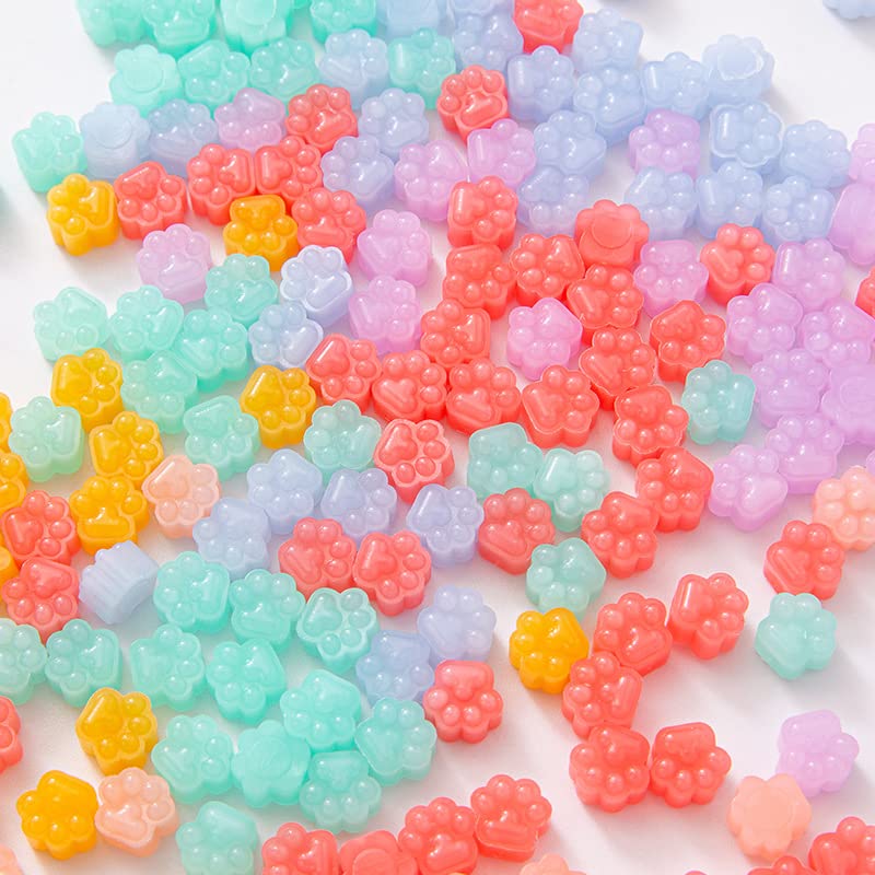 500g / Sac Cat # 39; s Claw Wax Seal Timbre Perles D'étanchéité DIY Chat Empreinte Timbres Perle Enveloppe De Mariage Carte Postale Faire Décor Hobby-B