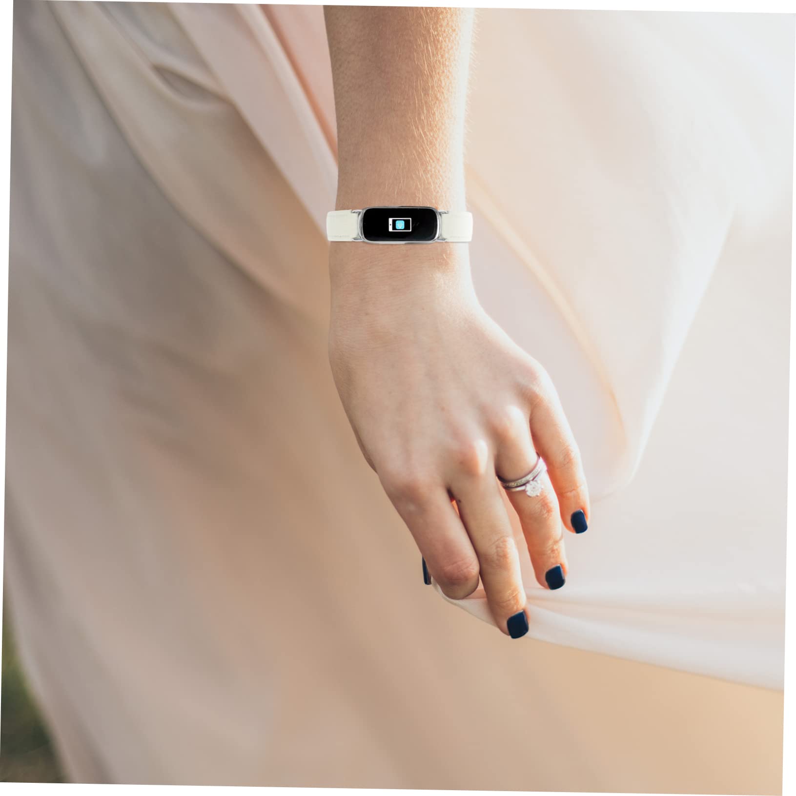 jojofuny 5pièces Bracelet Cuir De Liège Compatible Avec Strap Élégant Et Flexible Pour Montre Connectée Style Et Occasions Spéciales