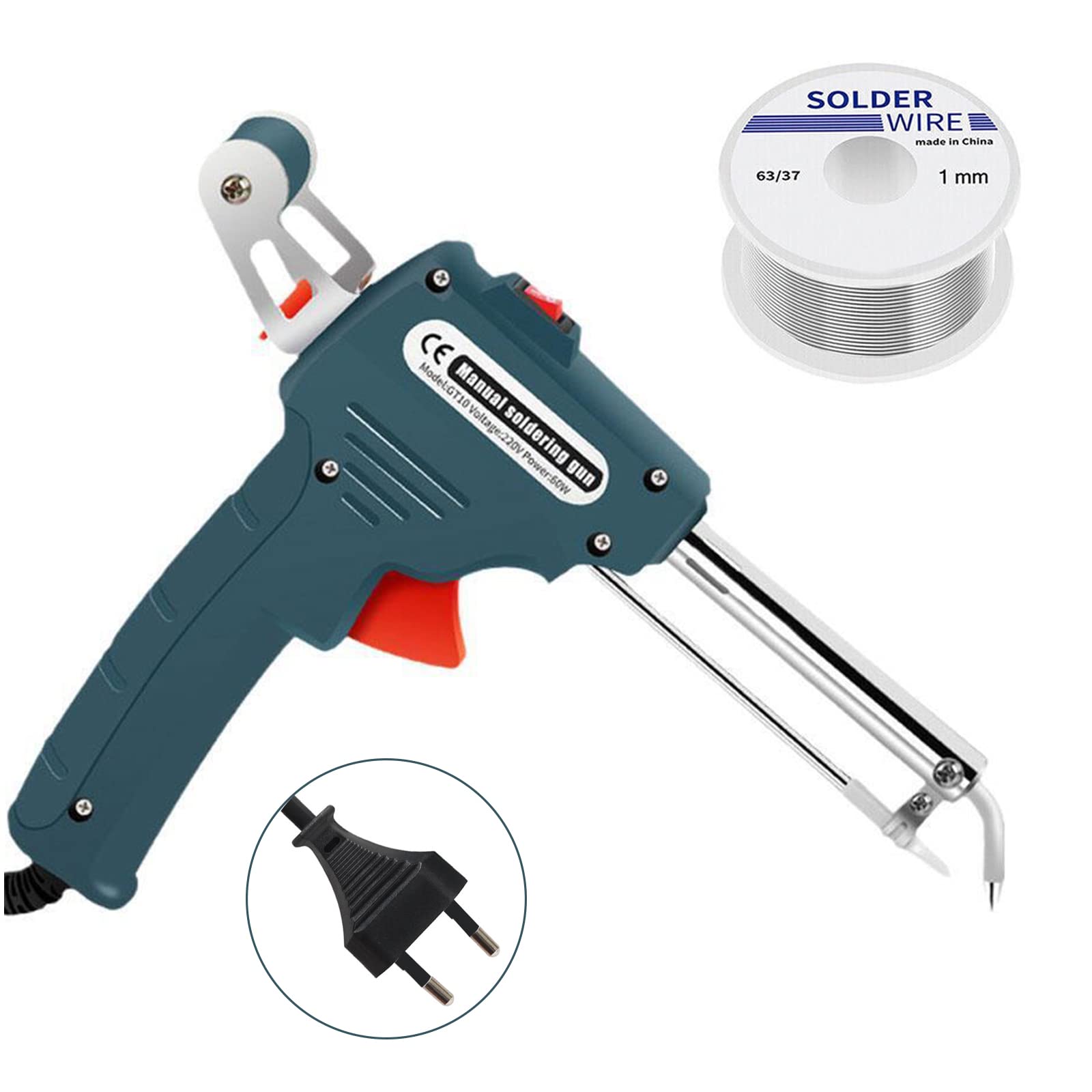 Pistolet à Souder Kit Soudure Complet 60W - Parfait Pour Bricolage Et Réparations électroniques Matériel Soudage Professionnel