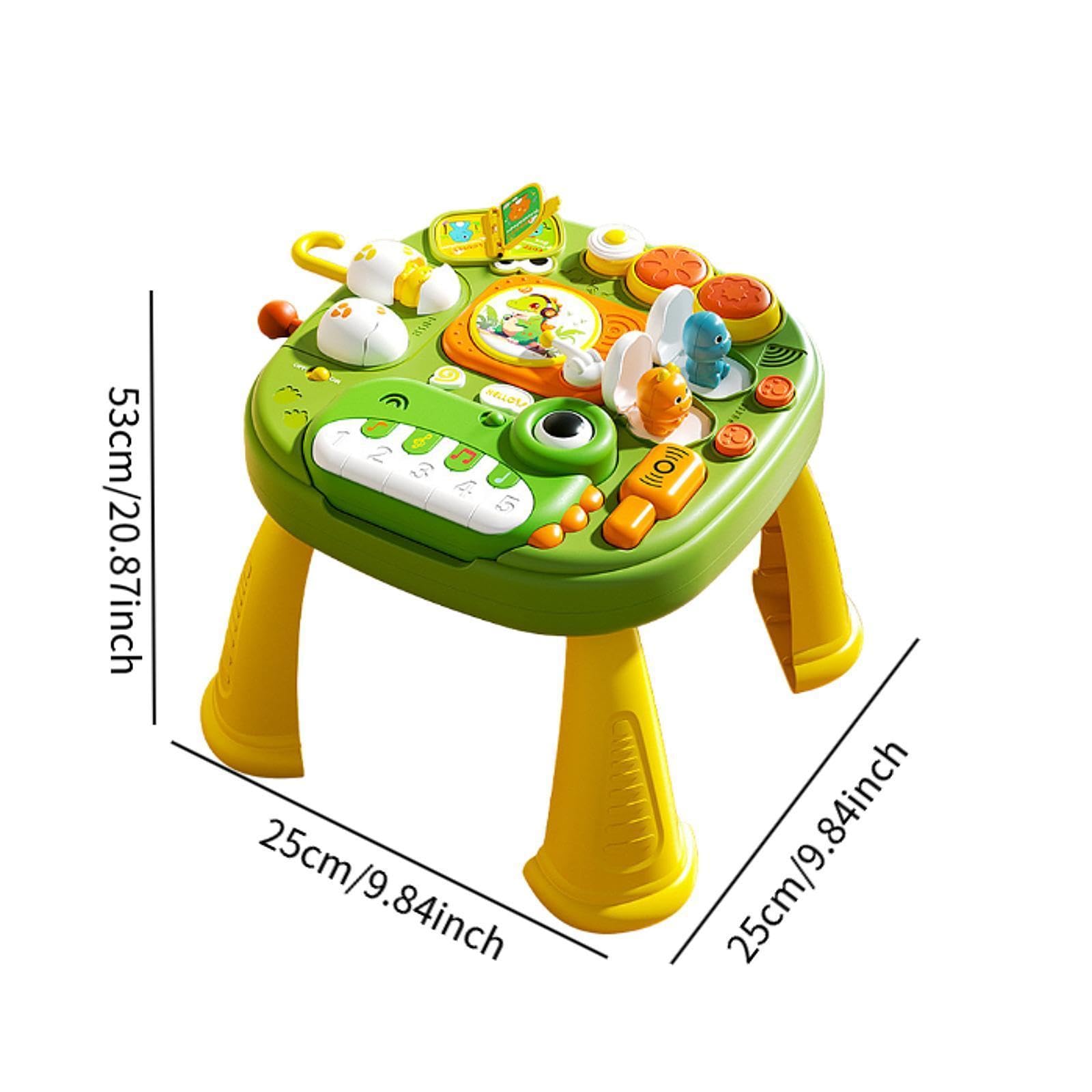 Mesa de Actividades para Bebés, Juguete Sensorial con Sonido Y Música.