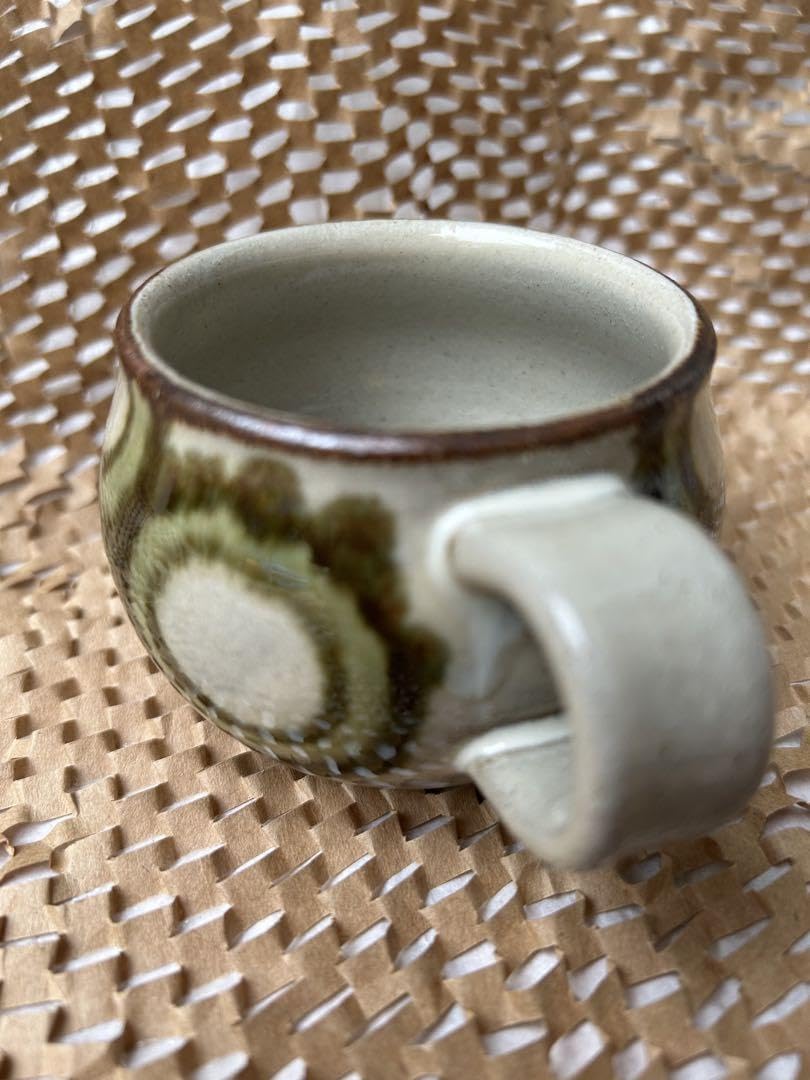 Amazon.co.jp: やちむん 山城窯 山城尚子 ゴーヤー柄 カップ