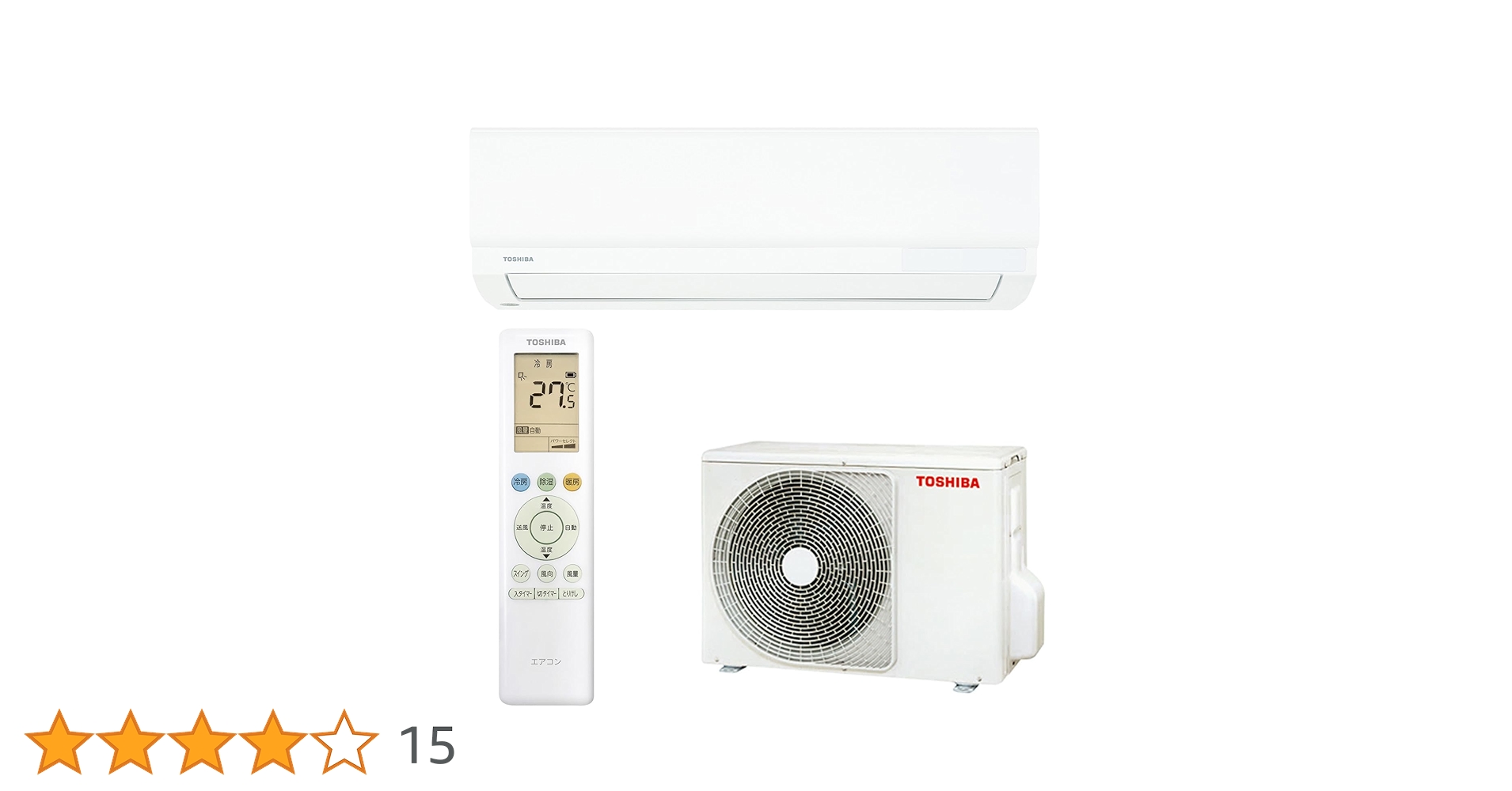 TOSHIBA RAC-141ET エアコン 100V 電源:100V 東芝(TOSHIBA)のエアコン・クーラー 比較 2025年人気