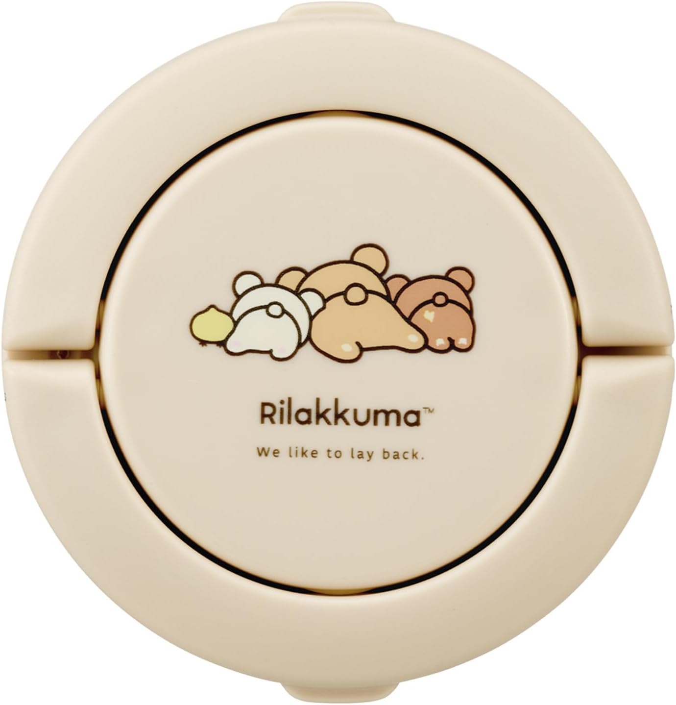 Skater LJFO3-A Thermal Insulated Soup Jar, 10.1 fl oz (300 ml), Folding Handle, Rilakkuma Basic