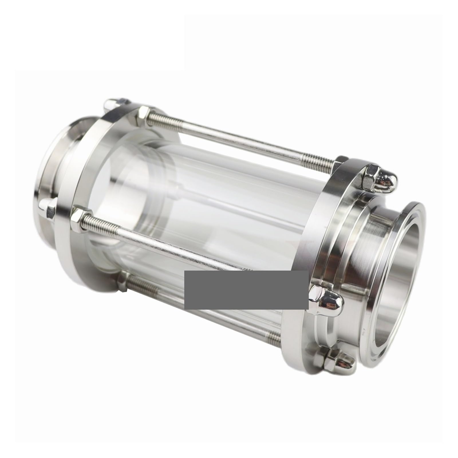 1" 1.5" 2" 3" Tri Clamp Sanitay Flow Sight Glass Diopter Fit 38/51/76mm Pipe OD SUS 304 Stainless Steel Fitting (51mm x Ferrule 64)