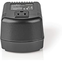 Nedis transformador de corriente - Alimentación de red con 230 V CA 50 Hz - 100 W - Contacto de protección - Equipado con un fusible - Negro