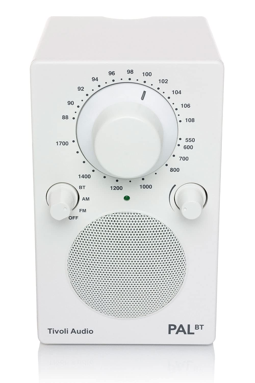 Tivoli Audio PAL BT - Portable Bluetooth AM/FM Radio (White)