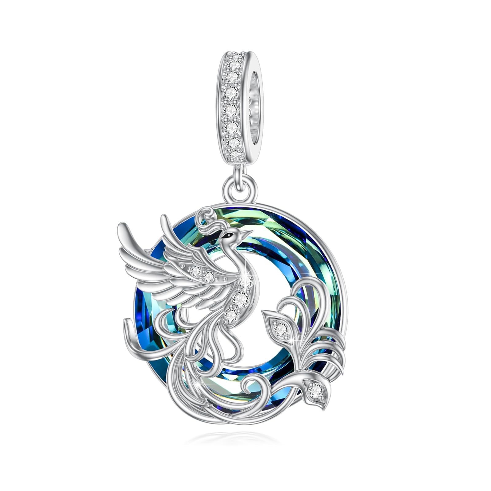 Phoenix - Bracciale in argento sterling 925 con ciondolo a forma di fenice, per Natale, festa della mamma, Pasqua, compleanno, regalo per donna