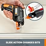 WORX WX255L SD Conducteur semi-automatique à vis avec support à vis