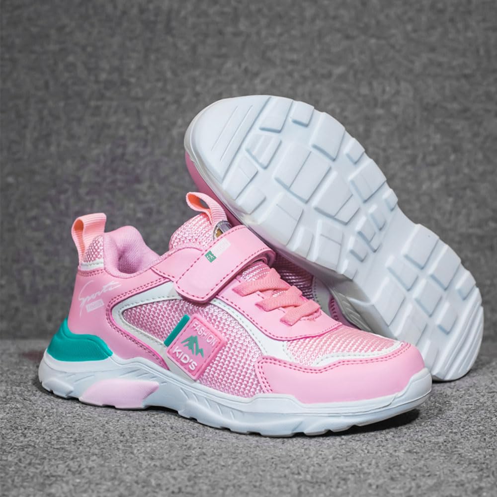Zapatillas Niña Niño Zapatillas de Deporte para Niños Niñas Sneakers Transpirable Cómodos Zapatos Casuales Antideslizante Sneakers Unisex-niños 26EU-37EU — view 3