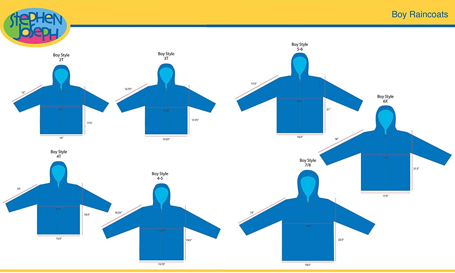 Stephen Joseph Raincoat Airplane 2T 4