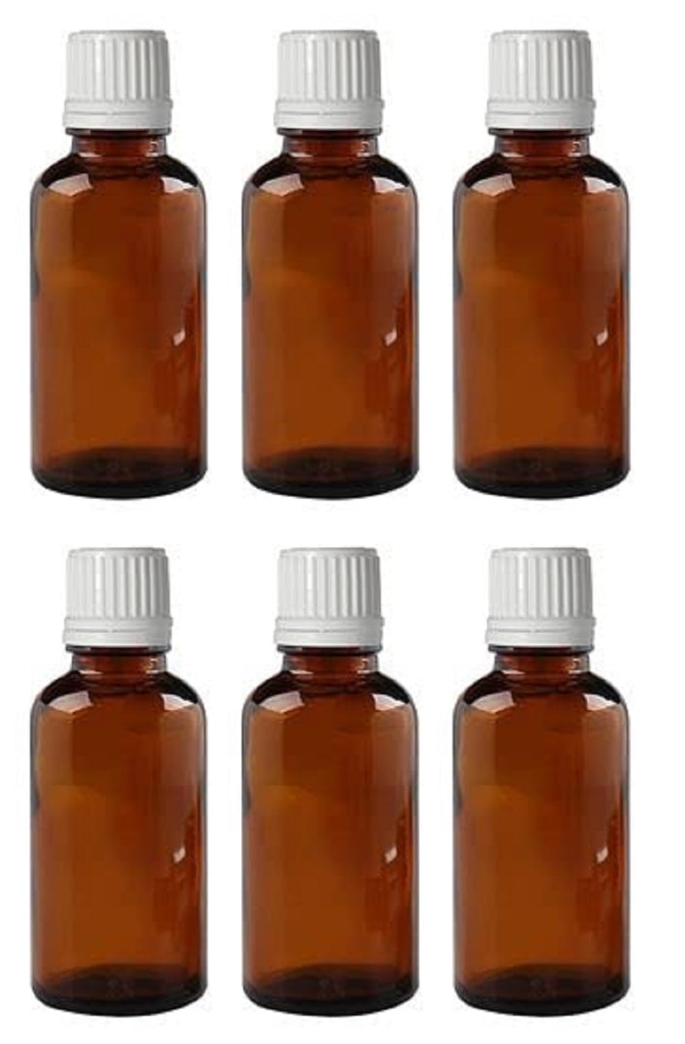 Empty Amber Glass Bottles 30 ml (Set of 6) with Leak Proof Euro Dropper White Cap. Ideal to Store Essential Oils, Fragrances, Medicines, DIY Perfumes, Homeopathy & Refillable-image-44