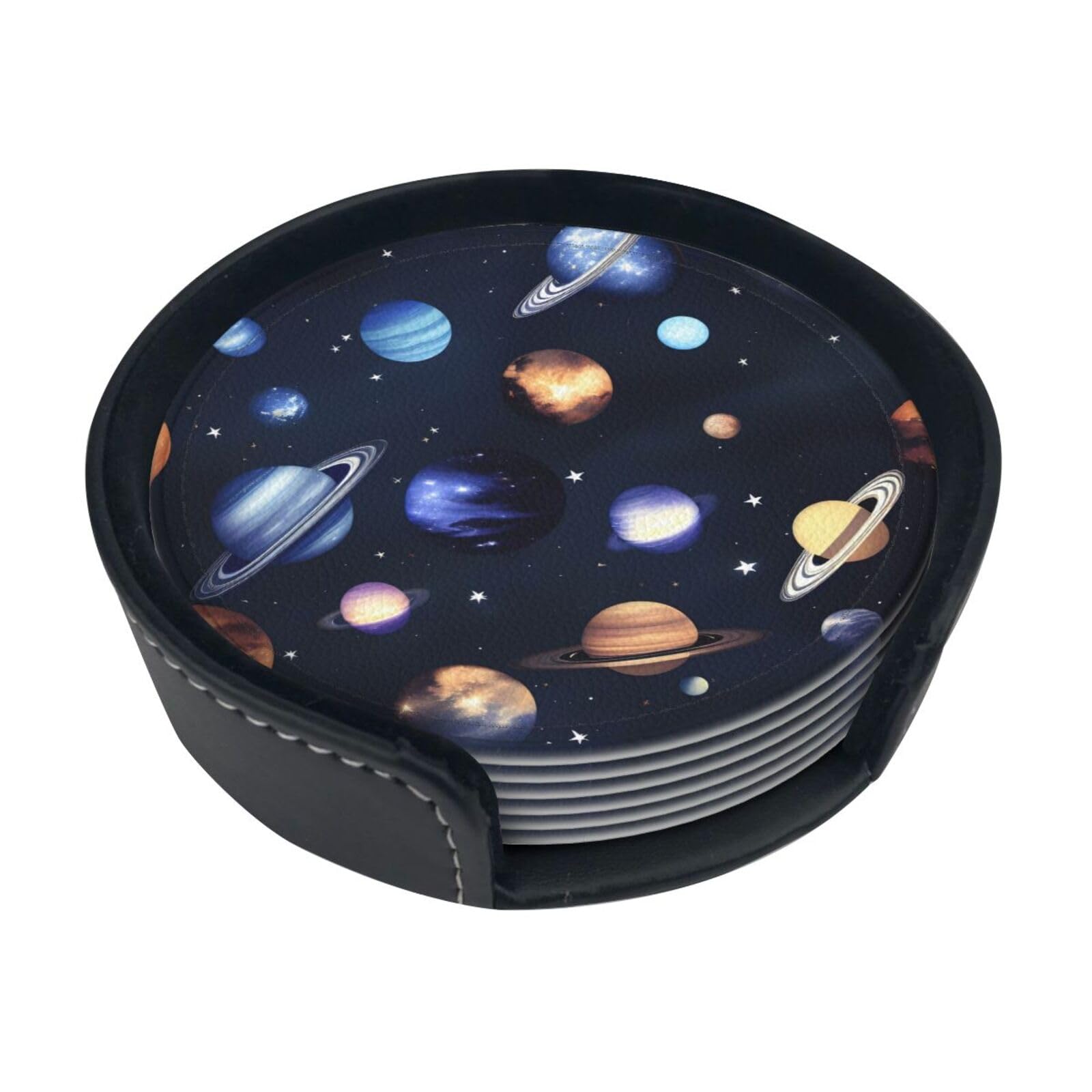 Dessous de verre galaxie en polyuréthane pour sublimer vos apéritifs et tables de salon