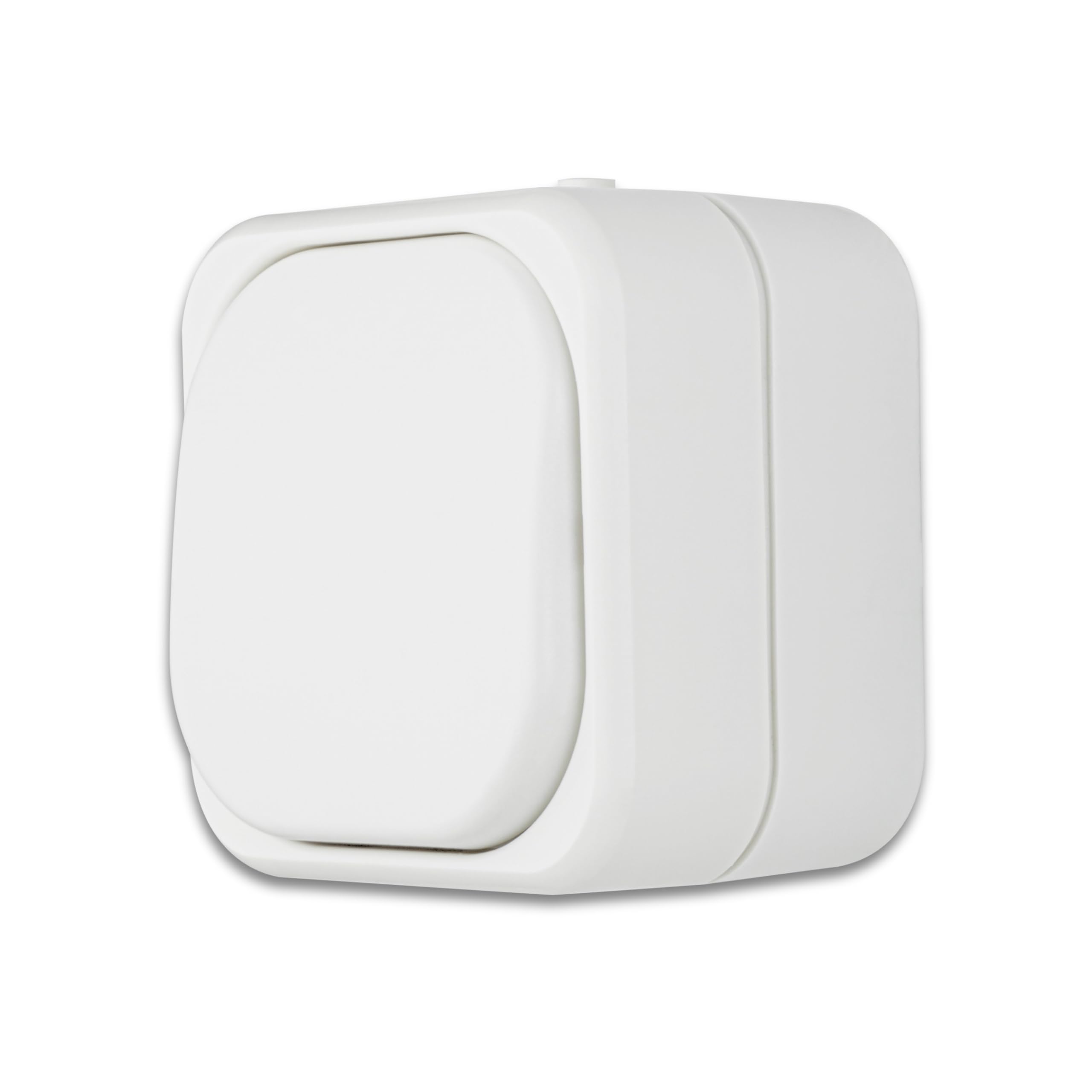 Presa A Parete Orizzontale REV Ritter AquaTop - Doppia Con Coperchio IPx4 - 230V, 16A, 3680W - Bianca - 5