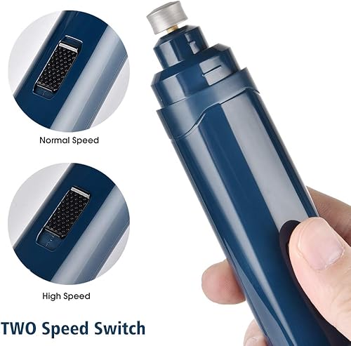 Miniatura 7 de Molinillo de uñas para perros actualizado  profesional eléctrico recargable de 2 velocidades para mascotas sin dolor Paws Grooming y alisado para