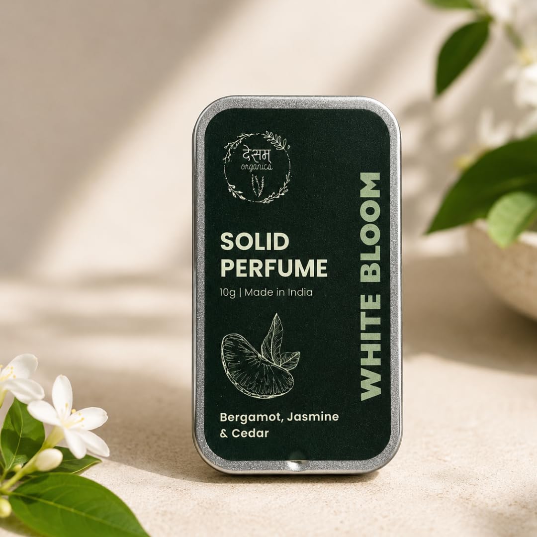 White Bloom | Solid Perfume For Men & Women | Alcohol Free | Safe For Skin | Pocket Friendly & Easy to Apply, Non-Greasy Formula (1unit x 10g)-image-9