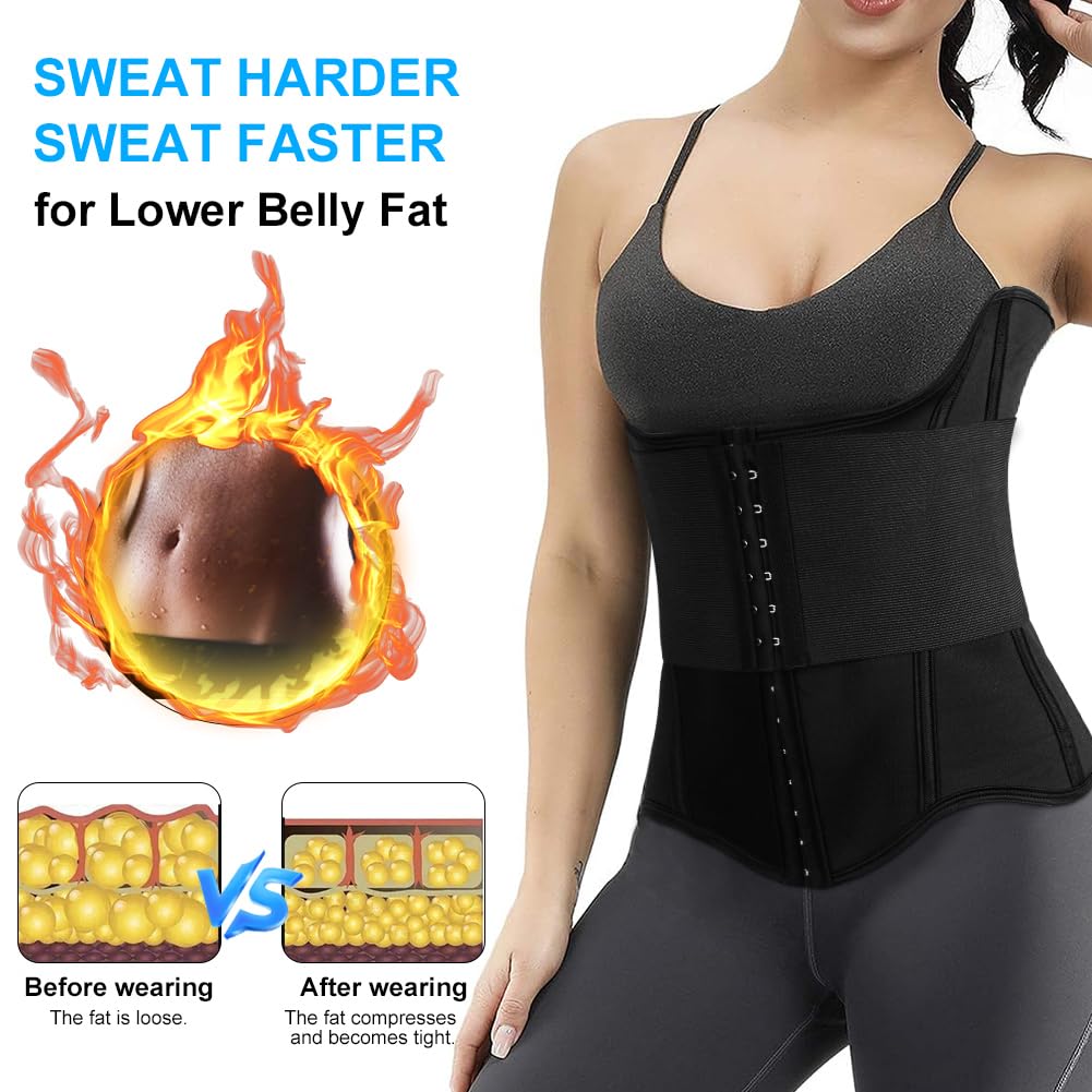 Fascia Addominale Dimagrante, Pancera Dimagrante e Snellente Cintura Pancia, Fascia Addominale Dimagrante Pancia Regolabile Donna, Traspirante con 3 File, Snellente Cintura Pancia Piatta