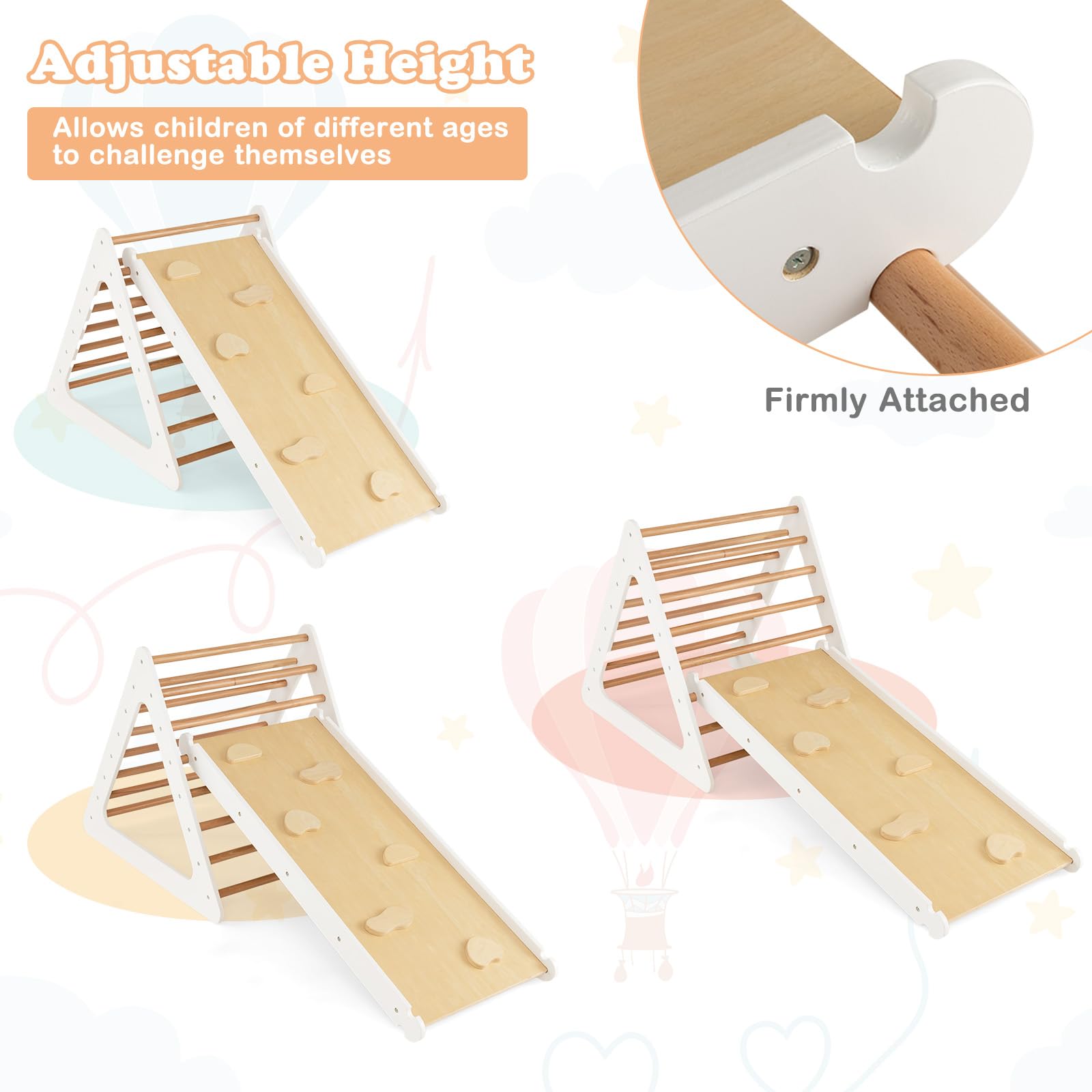 Test du triangle d'escalade COSTWAY 4 en 1 pour enfants Test du triangle d'escalade COSTWAY 4 en 1 pour enfants