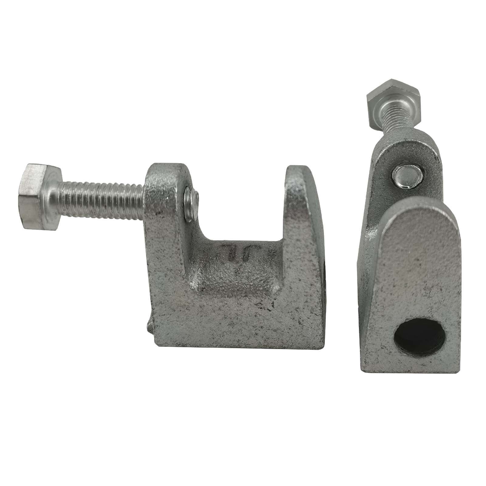 Morsetto a C in metallo da 1 cm, adatto per montaggio a parete o soffitto