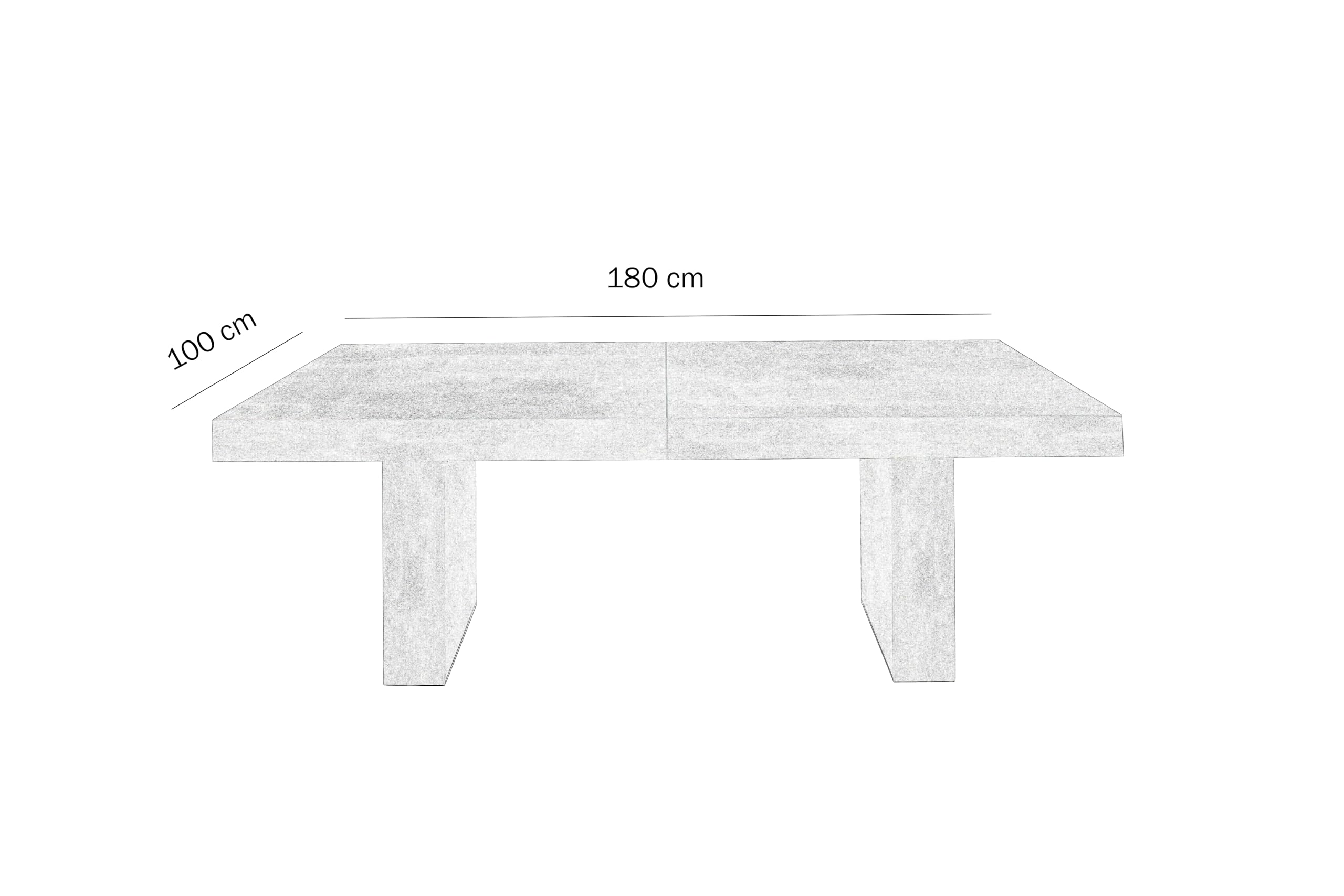 KONTE.DESIGN Tavolo JESOLO allungabile in legno, finitura Rovere Nodato, 180x100 cm - 480x100 cm, 22 posti