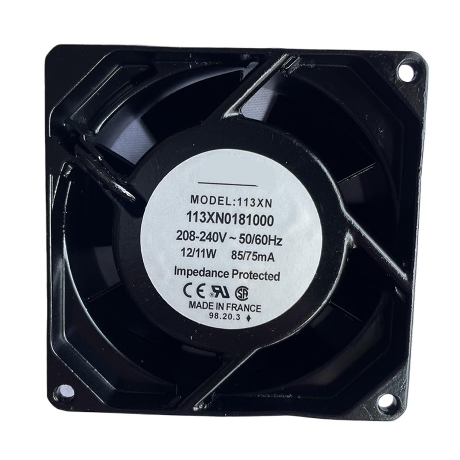 LZIKKGKI 113XN0181000 208-240V 12/11W 92 * 38 9238 cooling fan