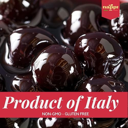 Miniatura 7 de Nappi 1911, Cerezas Amarena, Peso neto 7.2 libras  7.3lbs), Cerezas de cóctel, Cerezas italianas para cócteles y postres de primera calidad, ganador