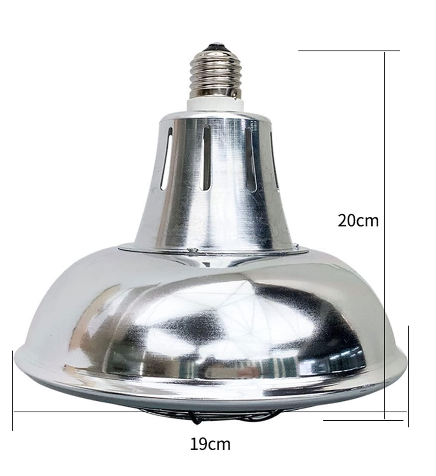 Lámpara de calor para perros y reptiles, lámpara de calor de vivero de 200-400 W para perreras y gallineros, calor alto y bajo ajustable para cría y agricultura