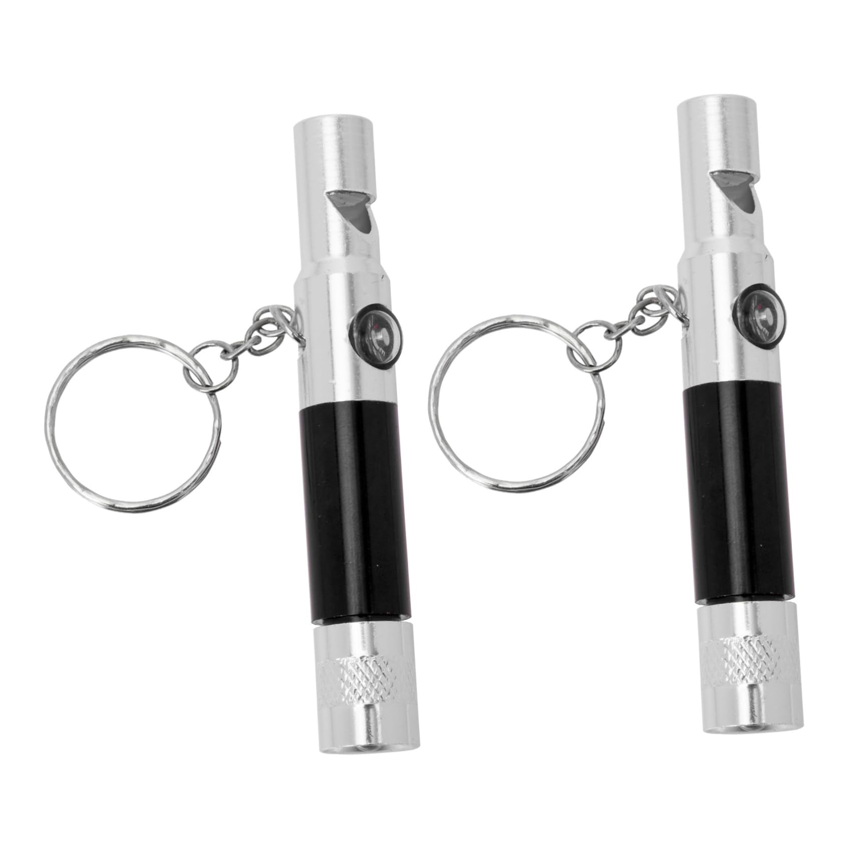 HANABASS Keychain Compass Whistle 2pcs Essential Tool for Hiking Outdoor Activities