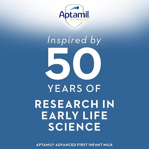 Aptamil Advanced 1 First Infant Baby Milk Ready to Use Liquid Formula, from Birth, 200ml (Pack of 48)