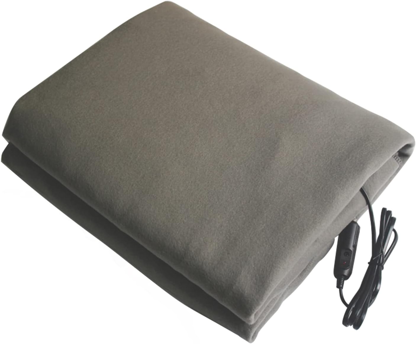 Linghuang Mantas térmicas eléctricas, Forro Polar de 12 V para Invierno, Coche Caliente, Temperatura Constante, Manta Térmica para Viajes, Camping, Picnic, Calefacción, 150 x 110 cm