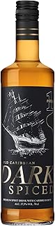 NO.1 Old Caribbean Dark Spiced Rum - 70cl - 37.5% ABV - Authentic Caribbean Rum - Smooth and Balanced Flavour with Hints of Caramel and Vanilla - Refreshing Premium Rum