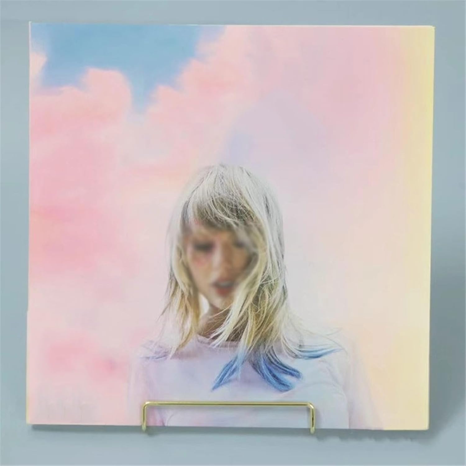 CD Storage Rack Tabletop Open Iron Vinyl Record Holder CD Albums Display Rack for Home Office Lounges